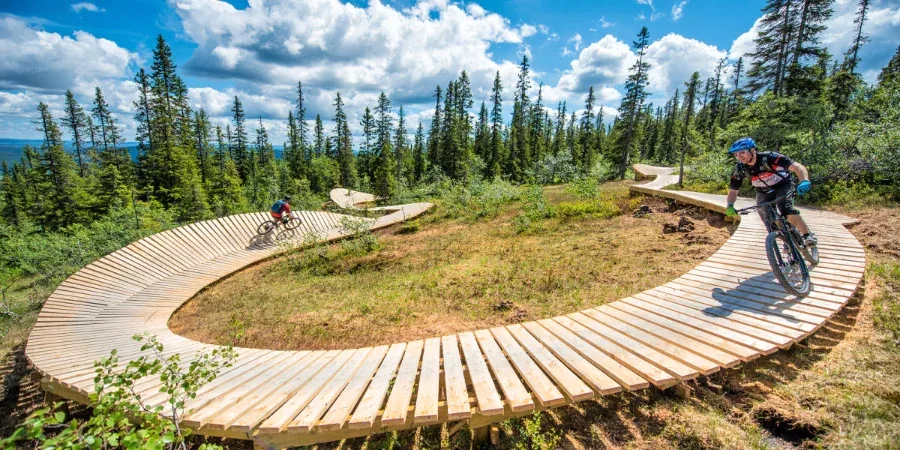 Mountainbike vid Gullia och GT Bike Arena i Trysil